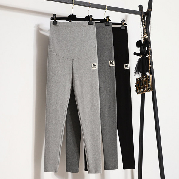 Γυναικείο κολάν εγκυμοσύνης με ψηλόμεσο casual σχέδιο