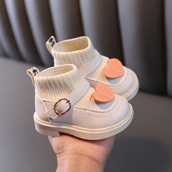 Μοντέρνα παιδικά δερμάτινα παπούτσια για κορίτσια