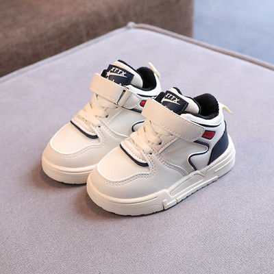 Gyermek magasszárú tornacipő eco-bőr béléssel