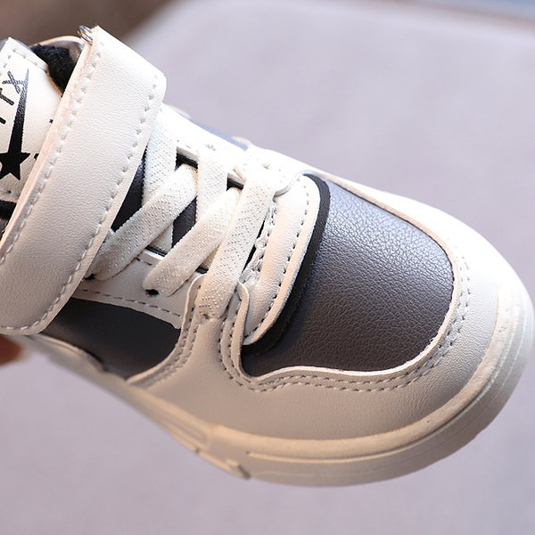 Gyermek magasszárú tornacipő eco-bőr béléssel