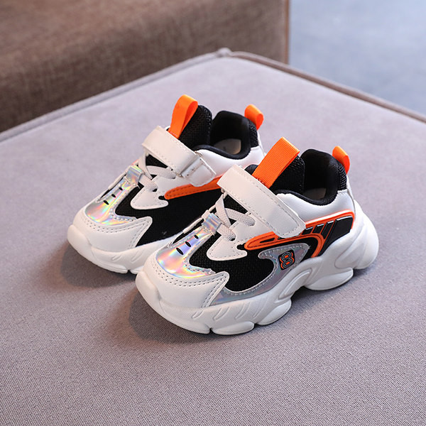 Ikdienas sporta bērnu kedas no eko ādas ar šņorēm un velcro ielāpiem