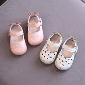 Modes bērnu ādas apavi ar lentīti - meitenēm