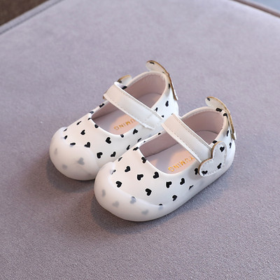 Modes bērnu ādas apavi ar lentīti - meitenēm