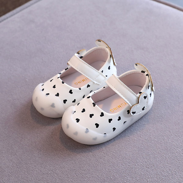 Modes bērnu ādas apavi ar lentīti - meitenēm