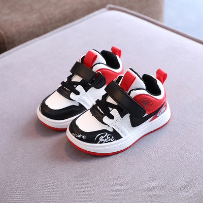 Παιδικά έκο δερμάτινα sneakers με velcro για κορίτσια και αγόρια