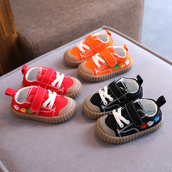 Tekstila apavi zēniem un meitenēm ar šņorēm un izšuvumiem