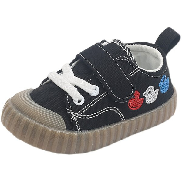 Tekstila apavi zēniem un meitenēm ar šņorēm un izšuvumiem