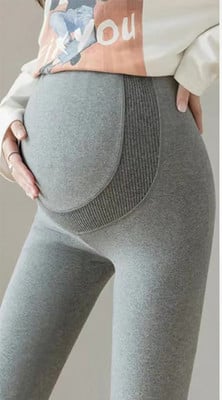 Női leggings terhes nőknek széles övvel