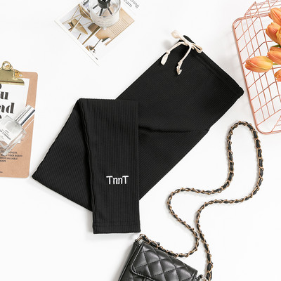 Κολάν εγκυμοσύνης casual ψηλόμεσο κορδόνι