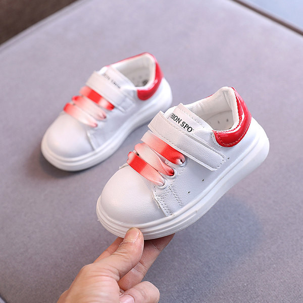 Ikdienas bērnu ādas kedas ar velcro aizdari