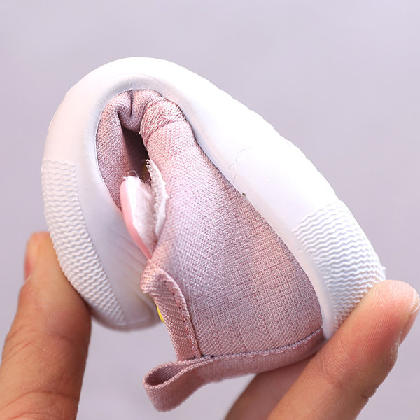 Ikdienas bērnu apavi ar velcro plāksteri - rozā un zilā krāsā