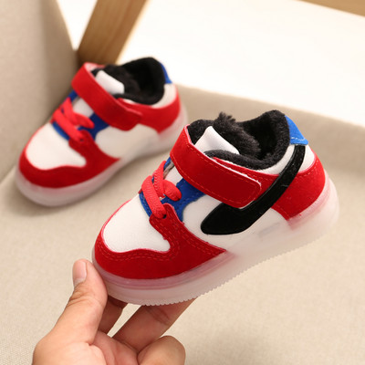 Bērnu ādas kedas ar dūnu oderi