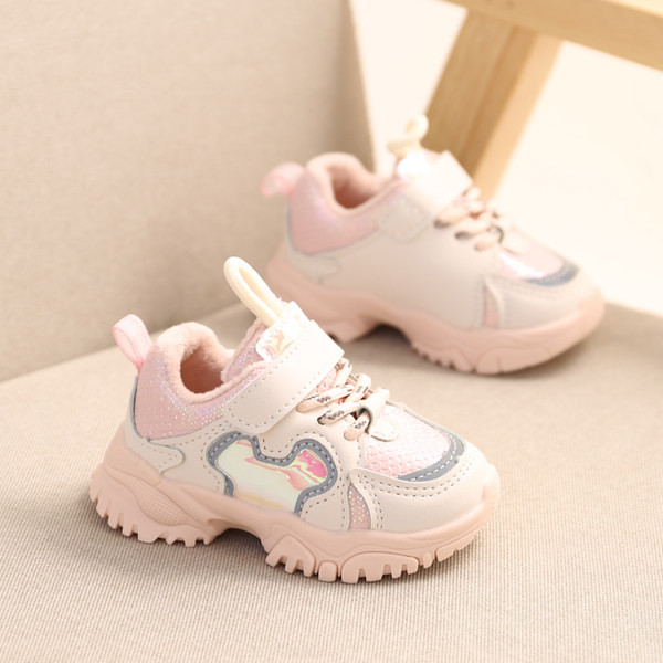 Jauna modeļa bērnu kedas ar raupju zoli meitenēm