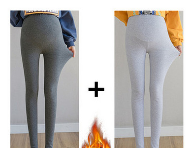 Γυναικείο ελαστικό κολάν εγκυμοσύνης με φόδρα