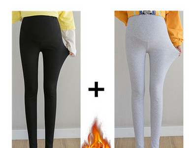 Γυναικείο ελαστικό κολάν εγκυμοσύνης με φόδρα