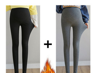 Γυναικείο ελαστικό κολάν εγκυμοσύνης με φόδρα