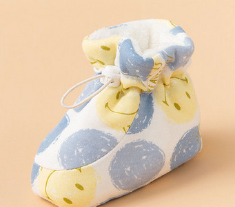 Βρεφικά παπούτσια fleece με κορδόνια casual μοντέλο