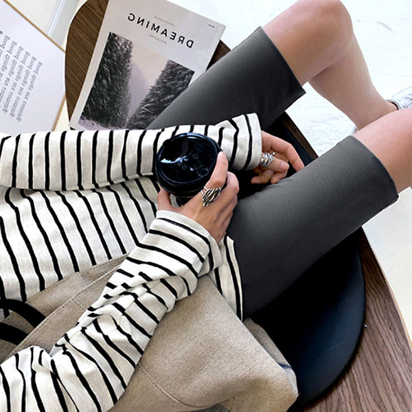 Ikdienas sieviešu maternitātes legingi ar 3/4 augstu vidukli