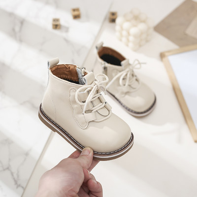 Zīdaiņu kurpes ar šņorēm un rāvējslēdzēju