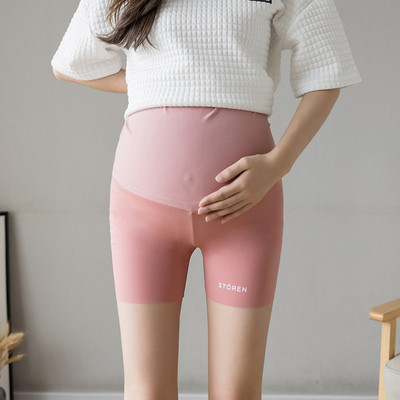 Grūtnieču sporta šorti ar apdruku ar augstu vidukli