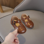 Jauna modeļa bērnu eko ādas apavi meitenēm