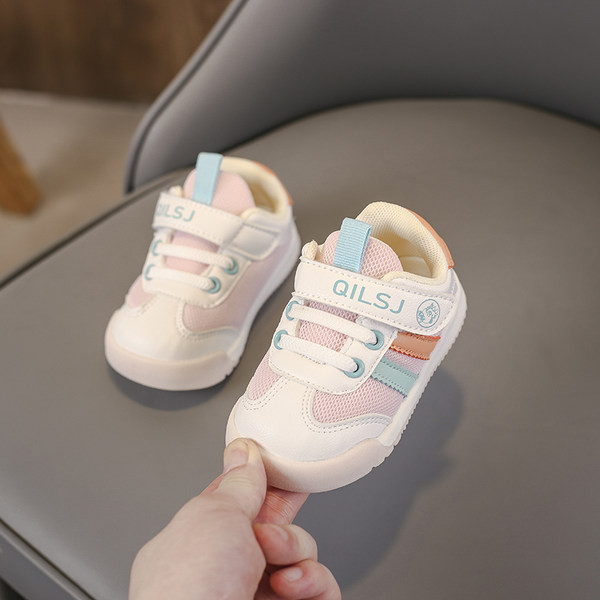 Jauna modeļa bērnu kedas ar tīkliem meitenēm un zēniem