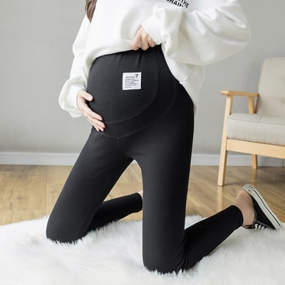 Női leggings terhes nőknek - széles övvel