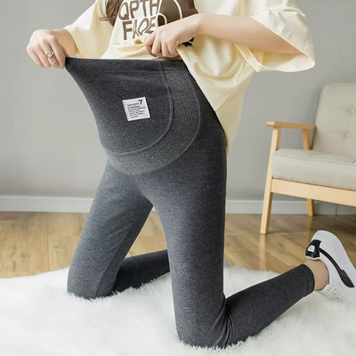 Sieviešu legingi grūtniecēm - ar platu jostu