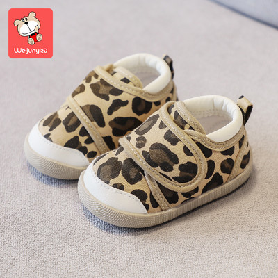 Rudens-ziemas zīdaiņu apavi ar velcro ielāpiem zēniem un meitenēm