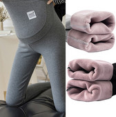 Sieviešu ikdienišķi grūtnieču legingi ar augstu vidukli ar siltu oderi