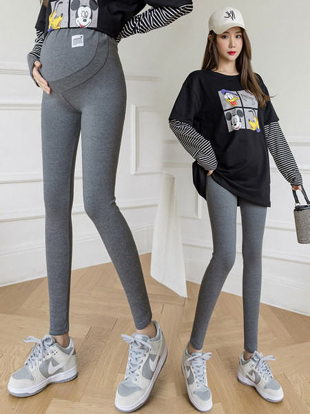 Sieviešu ikdienišķi grūtnieču legingi ar augstu vidukli ar siltu oderi