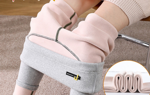 Női bélelt kismama leggings