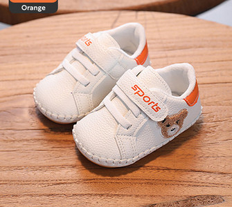 Βρεφικά εκο δερμάτινα παπούτσια με κέντημα