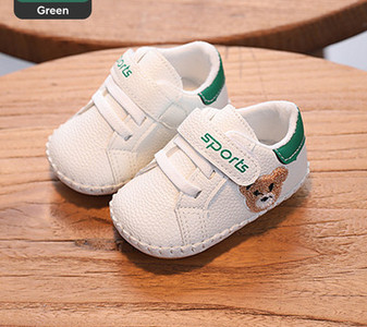 Βρεφικά εκο δερμάτινα παπούτσια με κέντημα