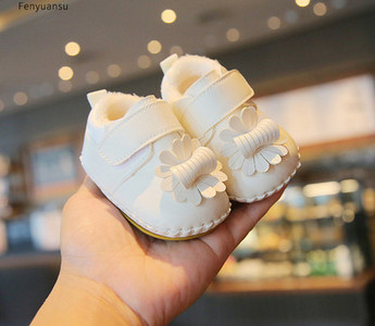 Zīdaiņu kurpes ar oderi meitenēm