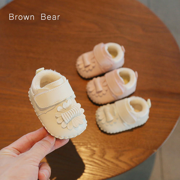 Zīdaiņu kurpes ar oderi meitenēm