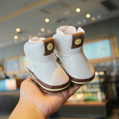 Βρεφικά δερμάτινα μποτάκια με φόδρα