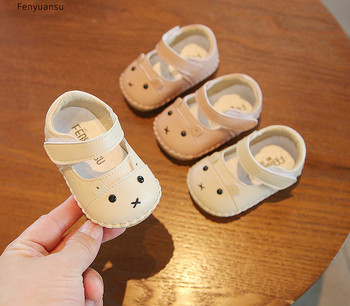 Модерни бебешки обувки от еко кожа за момичета