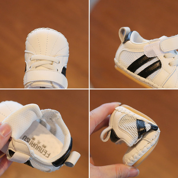 Dječje cipele od eko kože sa vezicama i čičak zakrpama