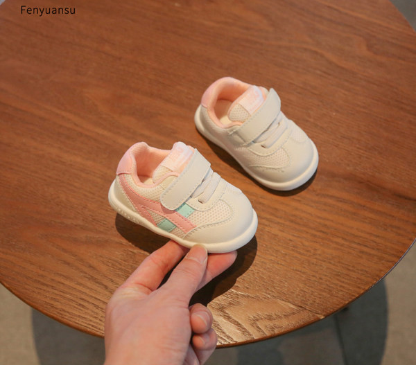 Βρεφικά πάνινα παπούτσια από οικολογικό δέρμα για κορίτσια και αγόρια