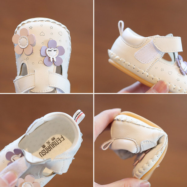 Βρεφικά παπούτσια για κορίτσια με τρισδιάστατο στοιχείο