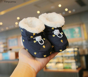 Βρεφικά πολικά παπούτσια με στάμπα casual μοντέλο