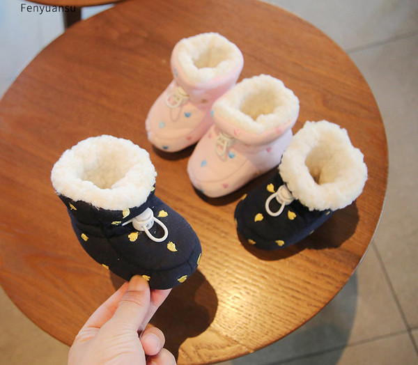 Βρεφικά πολικά παπούτσια με στάμπα casual μοντέλο
