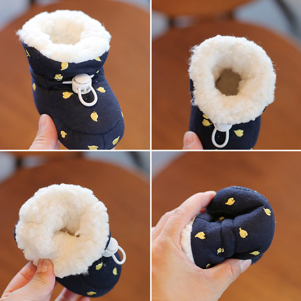 Βρεφικά πολικά παπούτσια με στάμπα casual μοντέλο