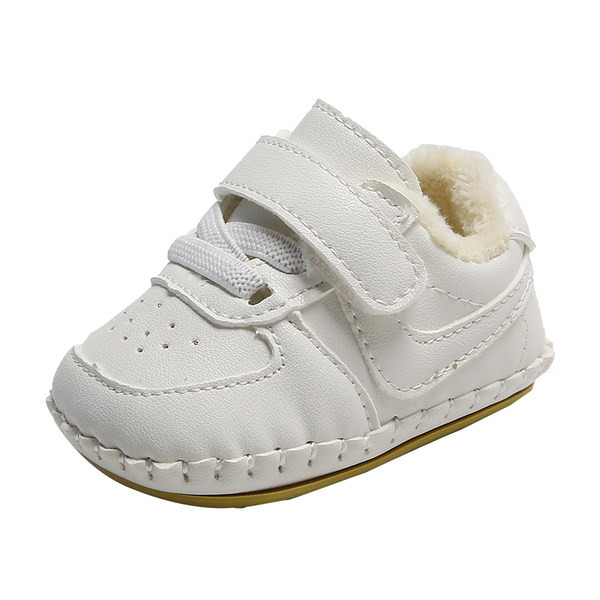 Βρεφικά παπούτσια φθινοπώρου-χειμώνα με πουπουλένια φόδρα