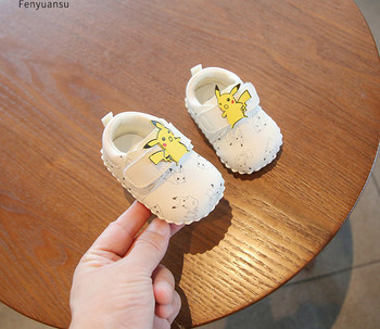 Ежедневни бебешки обувки с велкро закопчаване 