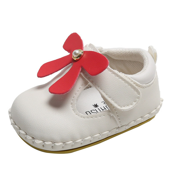 Bērnu bikses meitenēm no eko ādas ar lenti un pērlēm