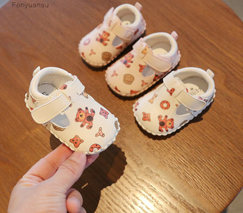 Ежедневни бебешки обувки с апликация за момичета и момчета