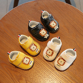 Бебешки обувки от еко кожа в три цвята