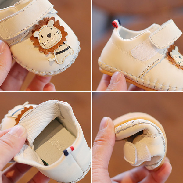 Βρεφικά παπούτσια από οικολογικό δέρμα σε τρία χρώματα